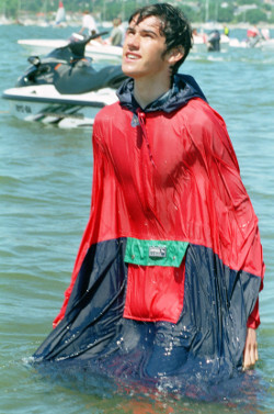 wet poncho for swimming