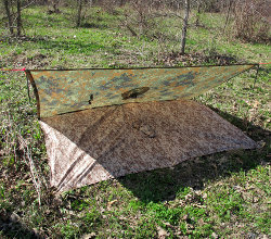army poncho green camo shelter for rain camping