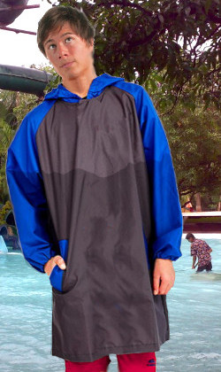 waterpark rainwear clothes soaked