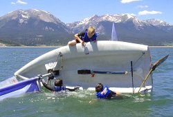sailing capsize practice